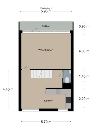 Floorplan - Unescoplantsoen 39, 6414 NR Heerlen